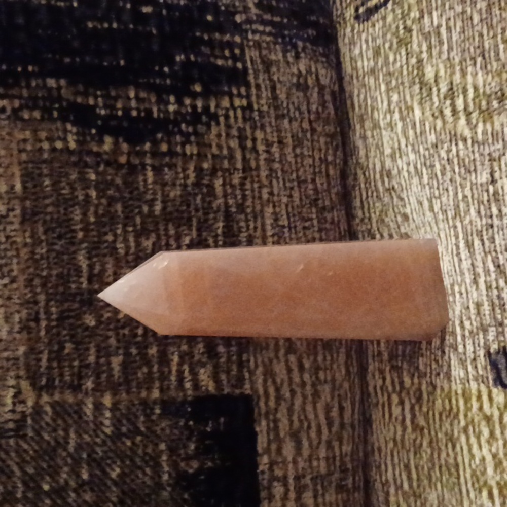 Pink Tower Crystal With Whitish Swirls - Gemstone